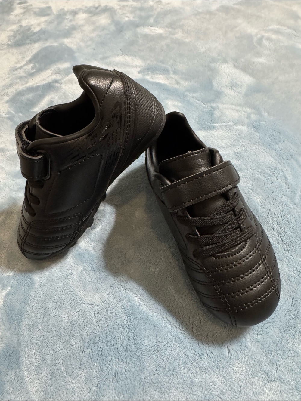 Kids Black Athletic Sneakers - Classic Everyday Shoe